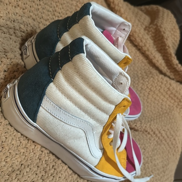 Platform High Top Color Block Vans - Picture 5 of 5